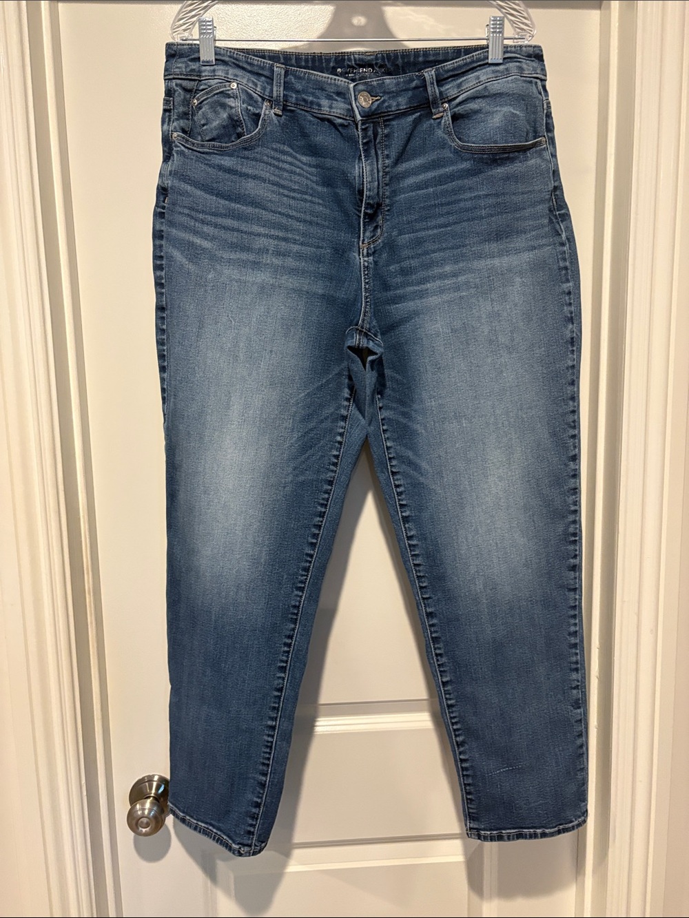 Chico's Medium Blue Boyfriend Ankle Jeans - Chico’s Size 2.5R